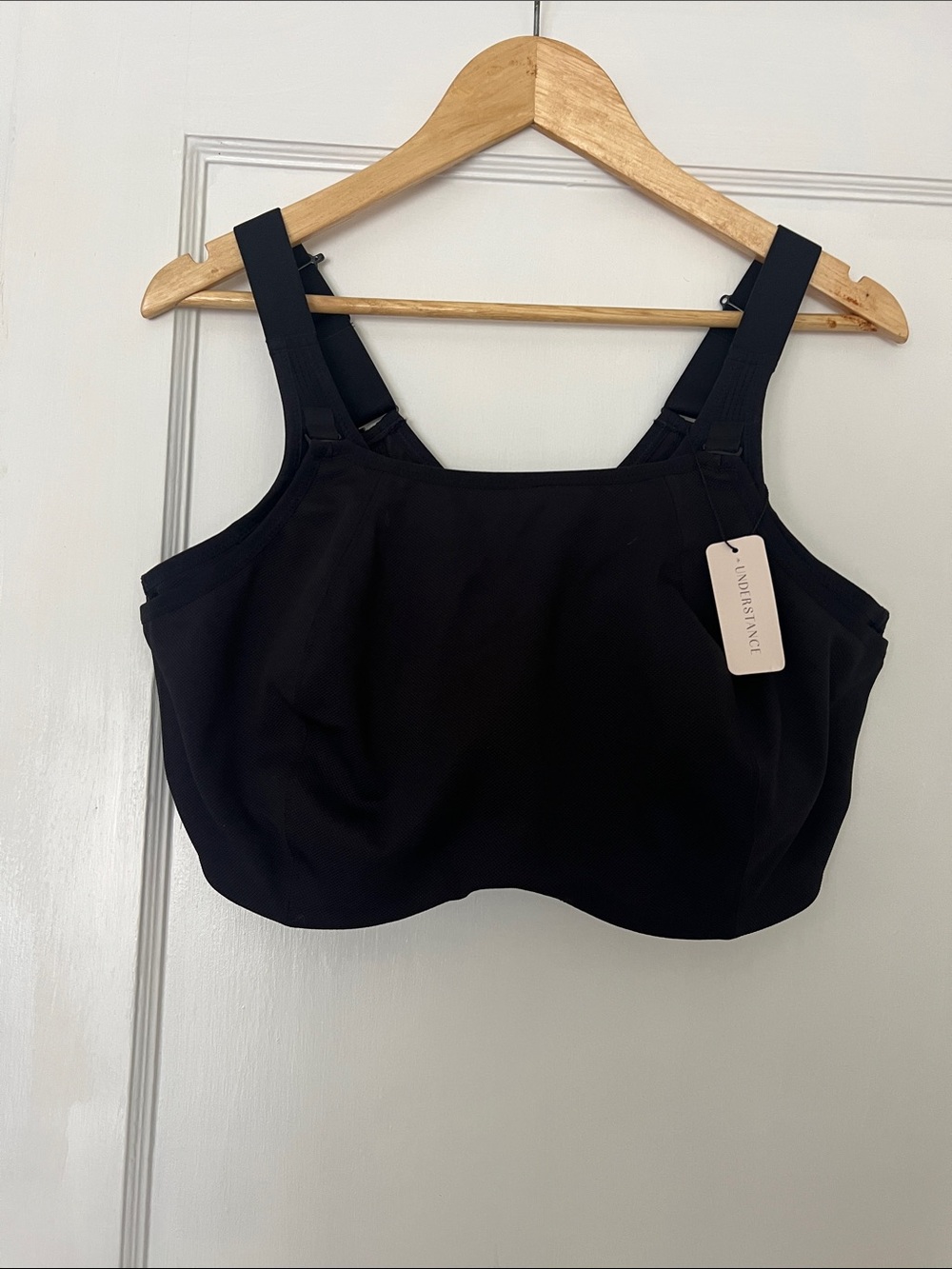 Black Full Coverage Support Bra